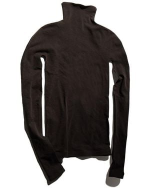 Gucci Seamless Turtleneck Top - Black