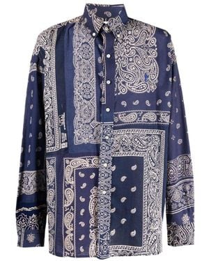 READYMADE Paisley-Print Shirt - Blue