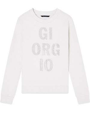 ARMANI EXCHANGE Embellished Sweatshirt - White