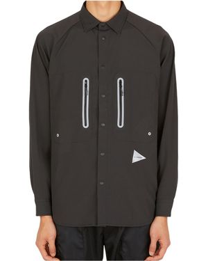 and wander Tech Shirt - Black