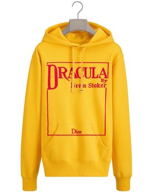 Dior Homme Book Cover Hoodie - Yellow