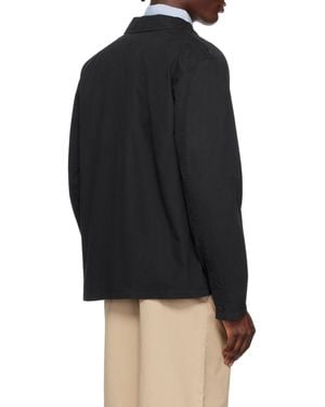 A.P.C. Casual Jacket With Buttons On Front - Black