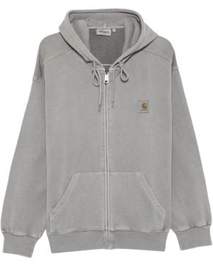 Carhartt Zip-Fastening Hooded Sweatshirt - Grey