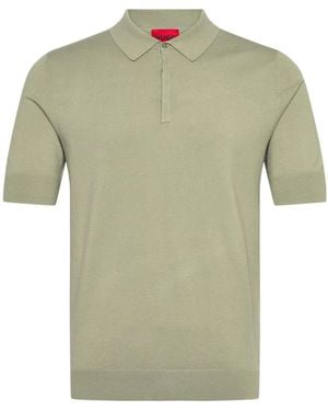 BOSS Classic Knit Polo Shirt - Green
