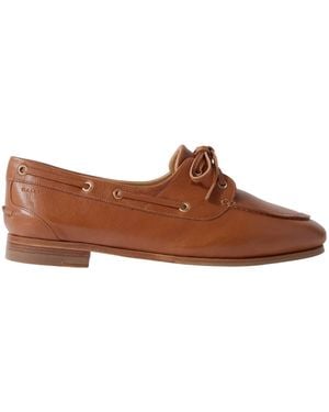 Bally Pathy Leather Boat Shoes - Brown