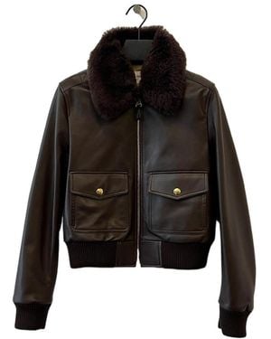 Celine Aviator Blouson Jacket - Black