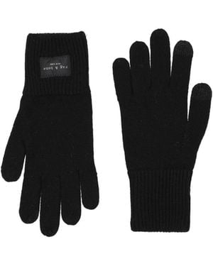 Rag & Bone Solid Color Gloves - Black