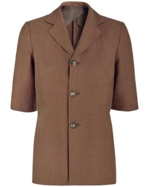 Tod's Short-Sleeved Casual Jacket - Brown