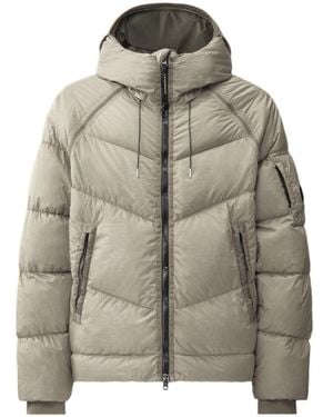 C.P. Company Down Shield Lens Hooded Puffer - Gray
