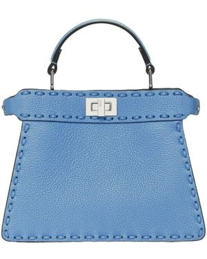 Fendi Peekaboo Iseeu Petite Tote Bag - Blue