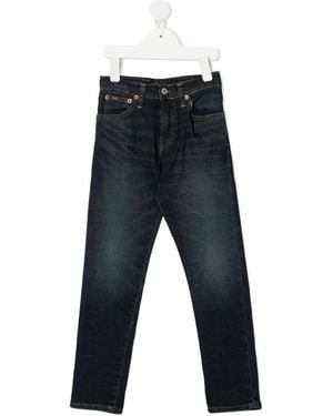 Ralph Lauren Mid-Rise Slim-Fit Jeans - Blue