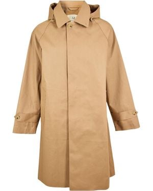 C.P. Company Long Trench Coat - Natural