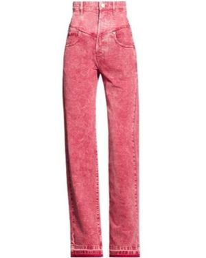 Isabel Marant Simple Straight-Leg Jeans - Pink