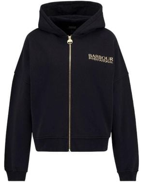 Barbour Lana Zip-Up Hoodie - Blue