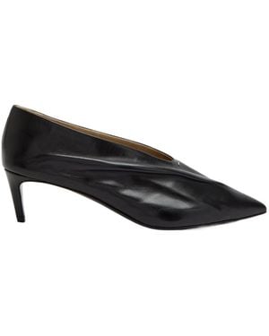 KHAITE Leather High Heels - Black