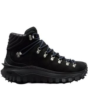 Moncler X Fragment Hiroshi Fujiwara High-Top Sneakers - Black