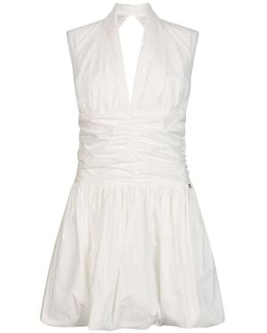 Liu Jo Cut-Out Detail Short Dress - White