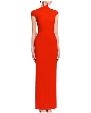 Solace London Asymmetrical Dress - Red