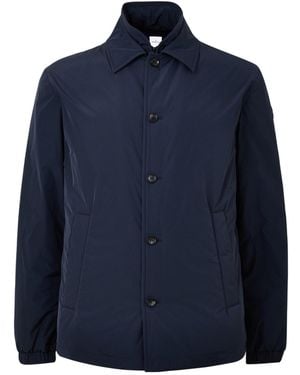Moncler Solid Color Jacket - Blue