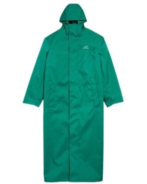 Balenciaga Techwear Long Windbreaker - Green