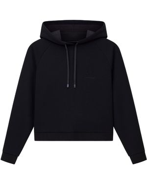 ARMANI EXCHANGE Logo-Print Hoodie - Blue
