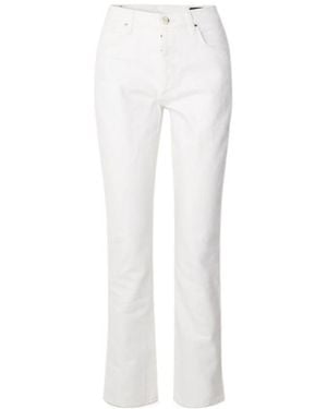 Goldsign High-Waisted Skinny Jeans - White