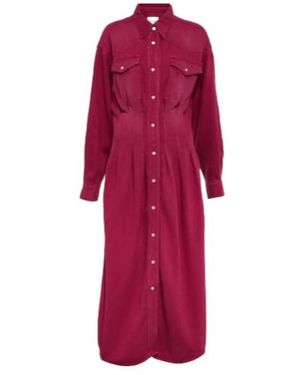 Isabel Marant Tomia Tencel Midi Dress - Red