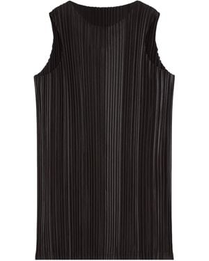 Phoebe Philo Pleated Vest - Black