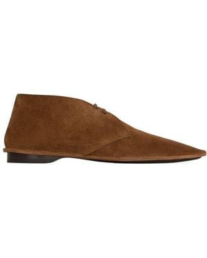 Saint Laurent Valentin Boots - Brown