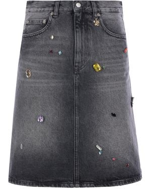 Marc Jacobs Gem A-Line Skirt - Grey