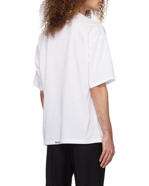we11done Logo-Print Cotton T-Shirt - White