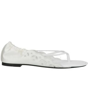 Jacquemus Simple Flip-Flops - White