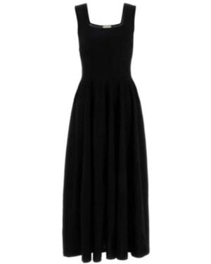 KHAITE Wool Jodie Dress - Black