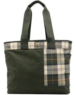 Barbour Mya Patchwork Tote Bag - Green