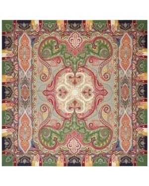 Etro Paisley Printed Gabardine Weave Scarf - Multicolor