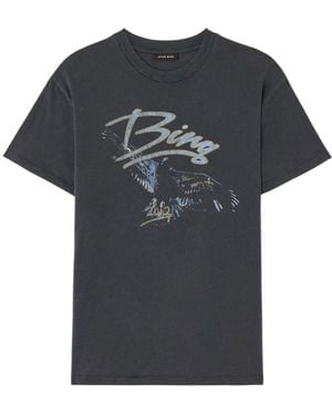 Anine Bing Kent Tee Eagle T-Shirt - Black