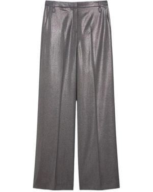 iBlues Lamé Trousers - Grey