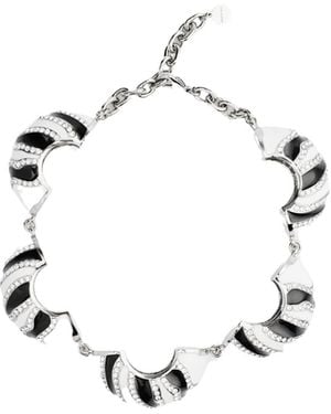 Jacquemus The Zebra Necklace - White