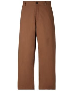 Studio Nicholson Casual Trousers With Belt Loops - Brown
