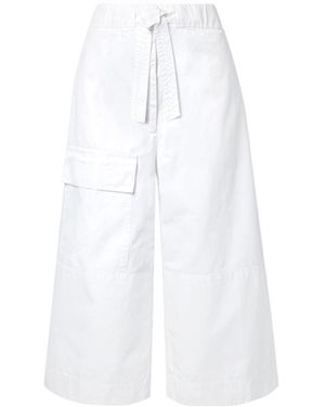 Dries Van Noten Wide-Leg Casual Pants - White