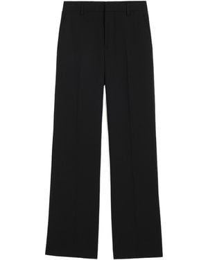 Ami Paris Tailored High-Rise Flared Trousers - Black