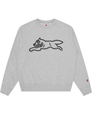 ICECREAM Running Dog Graphic-Printed Crew-Neck Sweatshirt - Grey