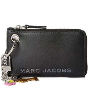 Marc Jacobs Leather Ziparound Wallet - Black