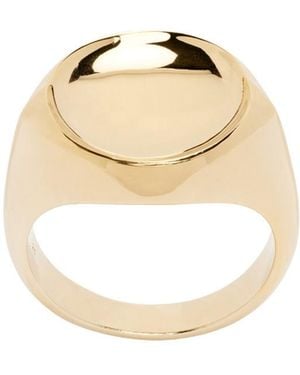 Bottega Veneta Detail Ring - Metallic