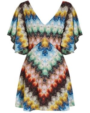 Missoni Lace Dress - Blue