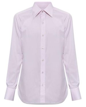 Tom Ford Button-Up Shirt - Purple