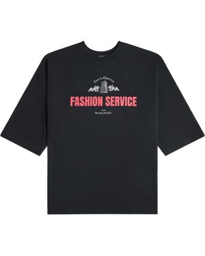 Willy Chavarria Casa De Chavarria Oversized T-Shirt - Black
