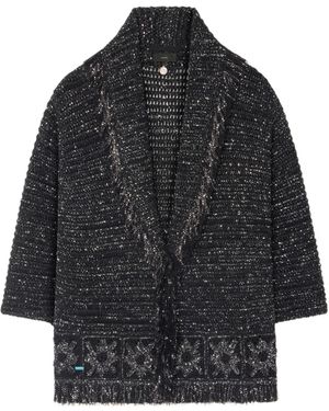 Alanui City Lights Cardigan - Grey