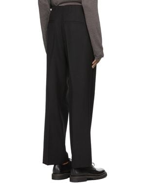 Our Legacy Pleated Trousers - Black