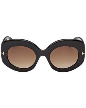 Tom Ford Round-Frame Sunglasses - Multicolor